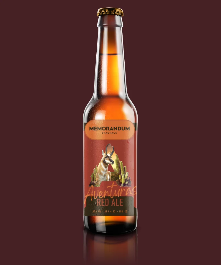 Botella de Aventuras Red Ale