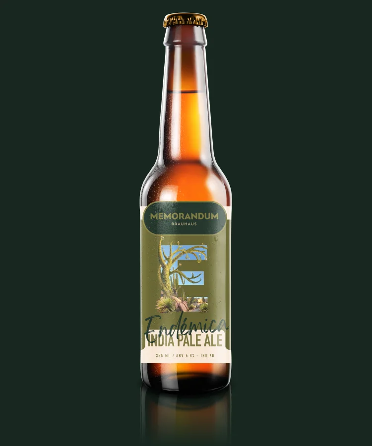 Botella de Endémica India Pale Ale