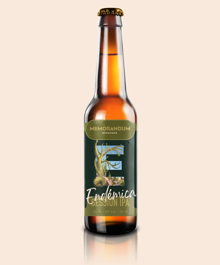 Botella de Endémica Session Ipa